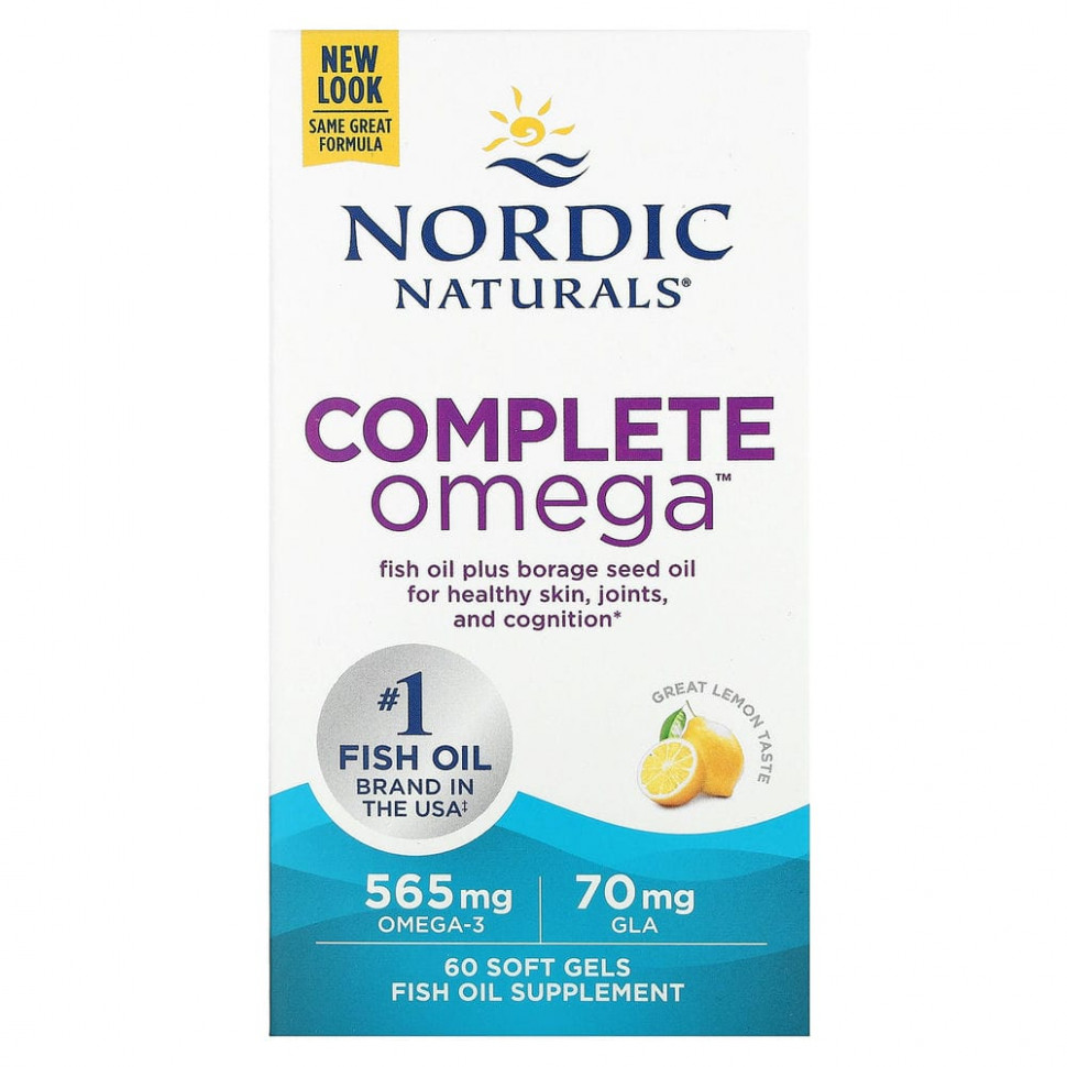 Nordic Naturals, Complete Omega, , 60      , -, 