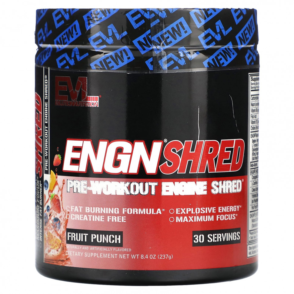 EVLution Nutrition, ENGN Shred,  ,  , 237  (8,4 )    , -, 