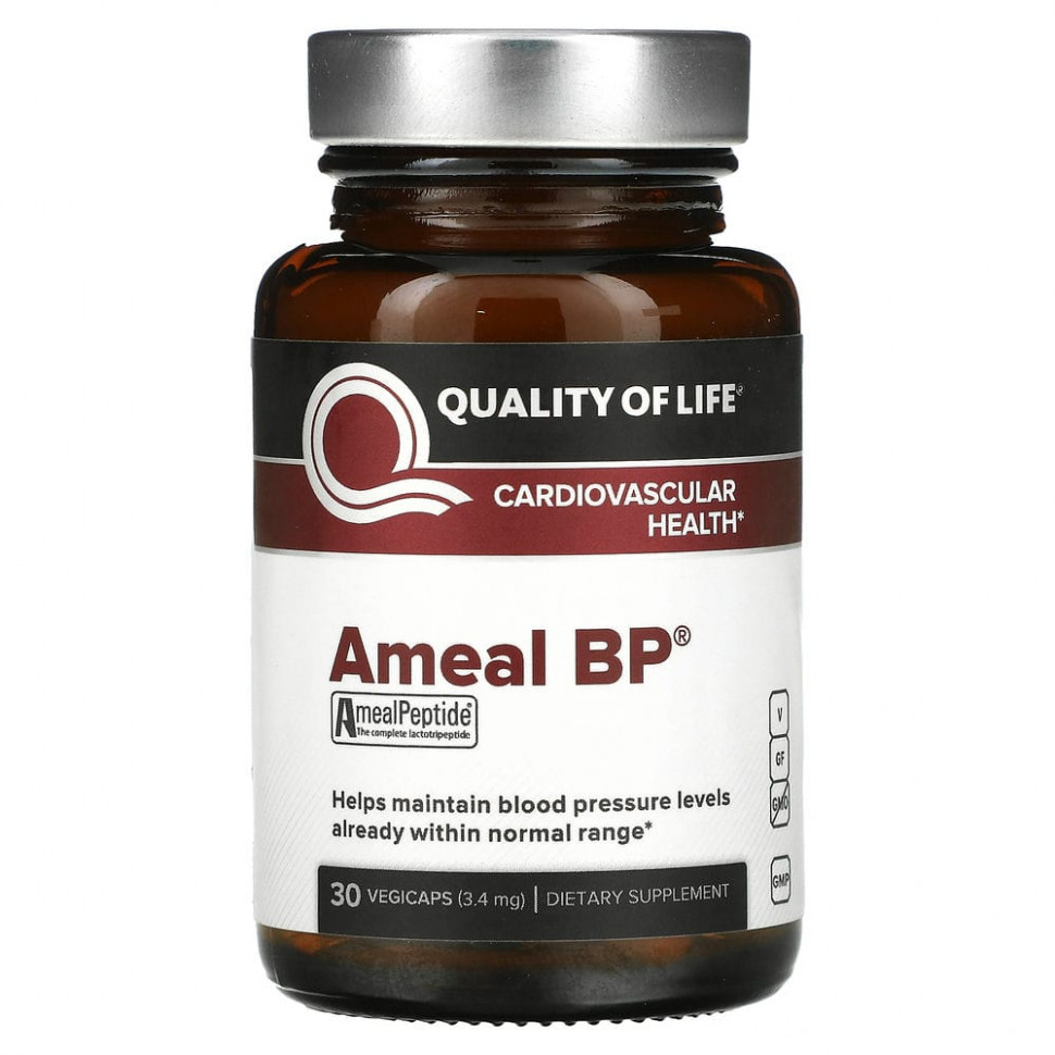 Quality of Life Labs, Ameal BP,  - , 3,4 , 30        , -, 