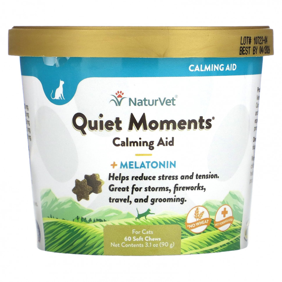  NaturVet,   Quiet Moments + ,  , 60  , 90  (3,1 )  Iherb ()