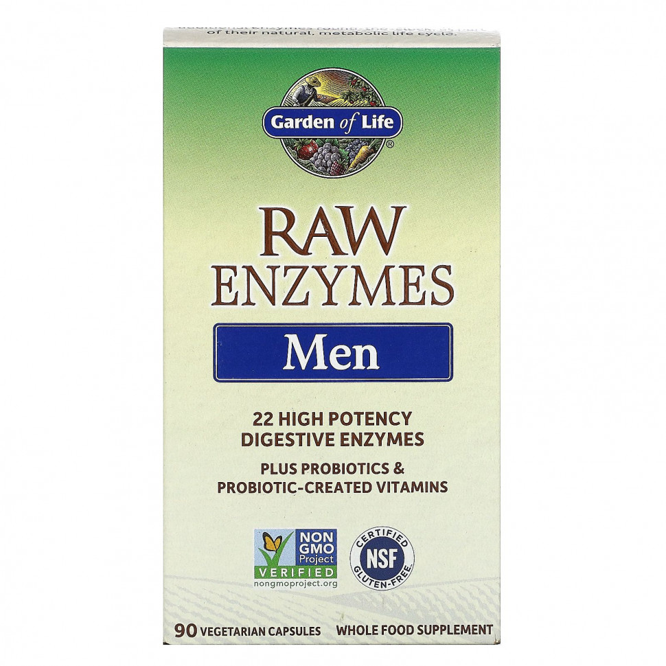 Garden of Life, RAW Enzymes,   , 90      , -, 