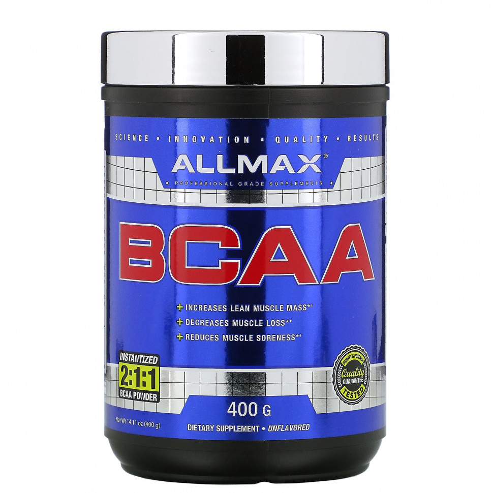 ALLMAX Nutrition, BCAA,  ,  2:1:1,  , 400     , -, 