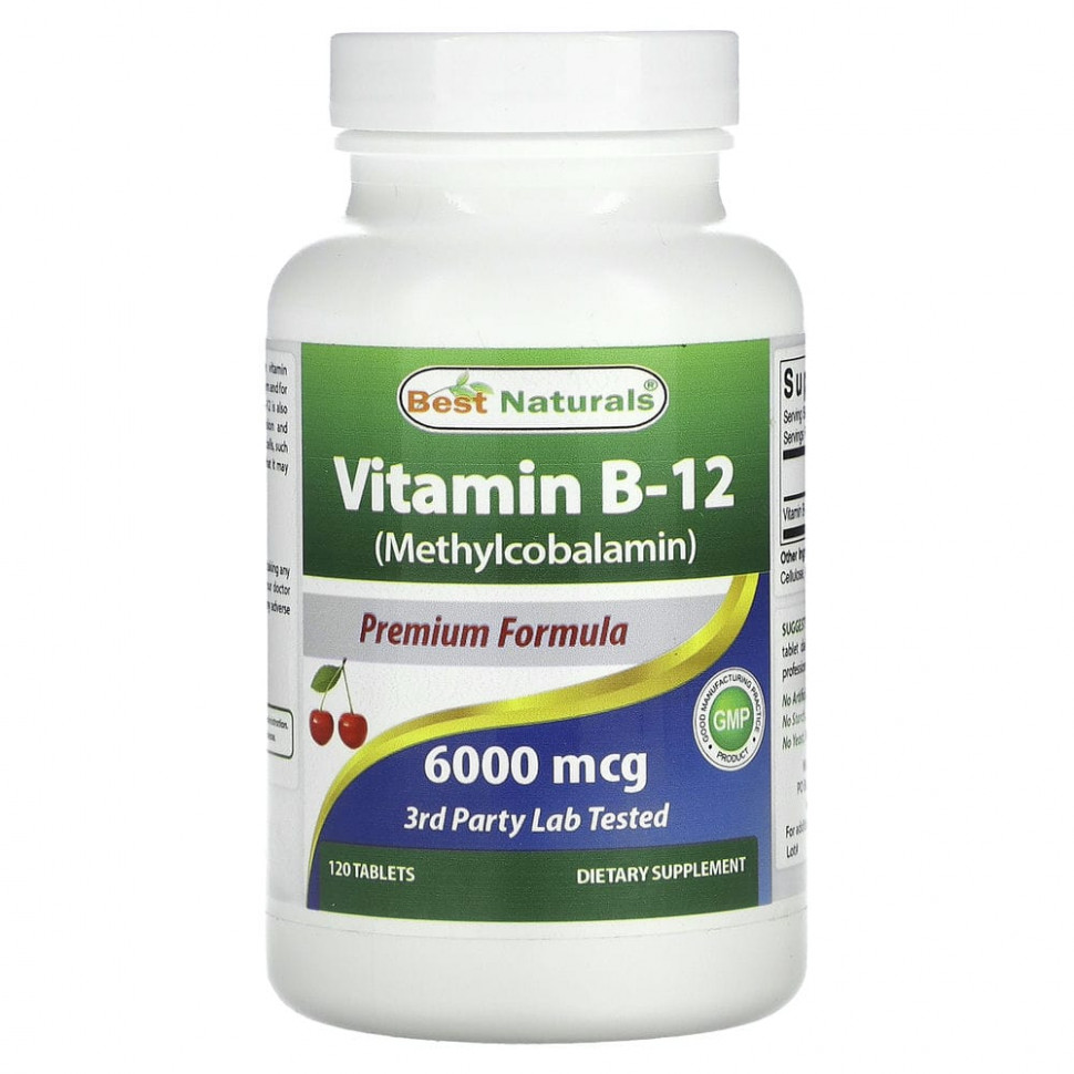 Best Naturals,  B12 (), 6000 , 120     , -, 