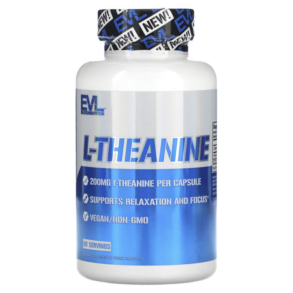 EVLution Nutrition, L-, 200 , 60      , -, 