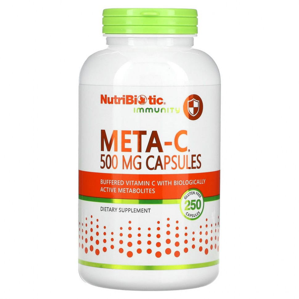 NutriBiotic, Immunity, Meta-C, 500 , 250       , -, 