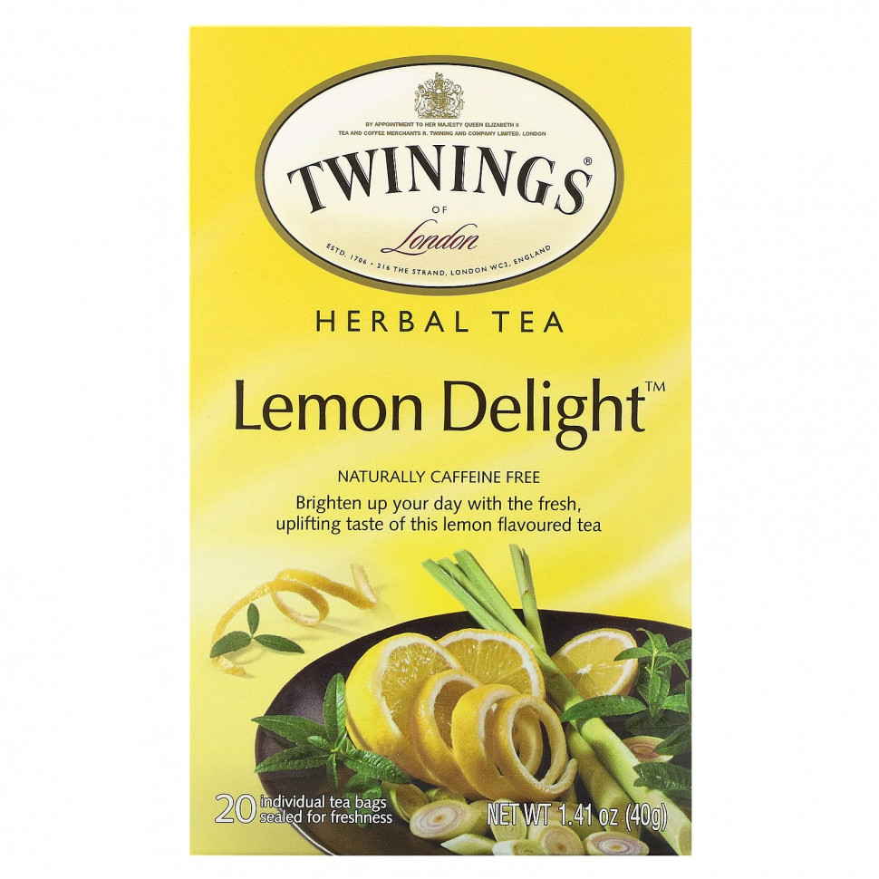 ���������� Twinings, �������� ���, �������� �����������, ��� �������, 20 ��������� ������ ���������, 1,41 ���. (40 �)  Iherb (������)