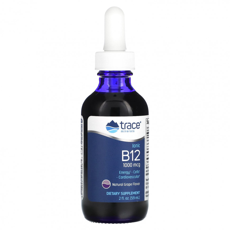 Trace Minerals , Ionic B12,  , 1000 , 59  (2 . )    , -, 