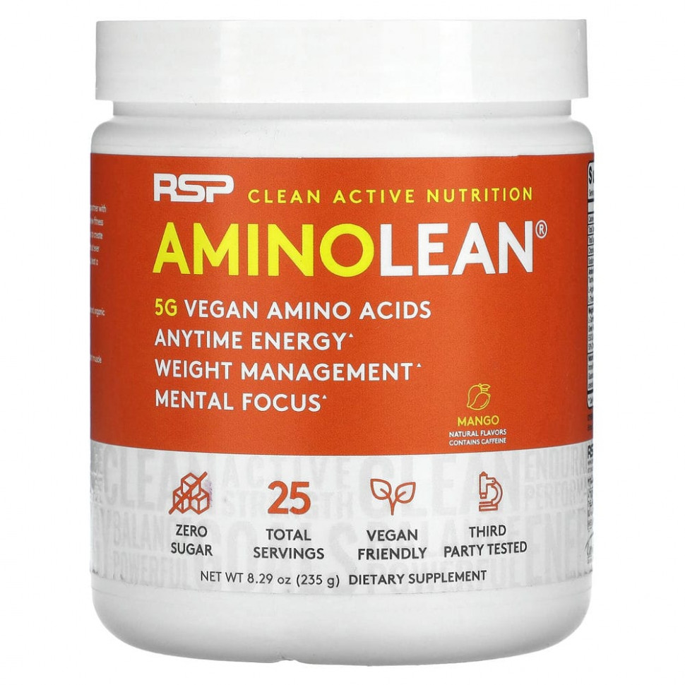 RSP Nutrition, AminoLean,   ,   , 235  (8,29 )    , -, 