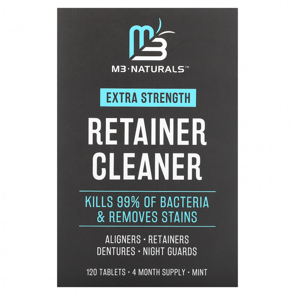 M3 Naturals, Retainer Cleaner, , 120     , -, 