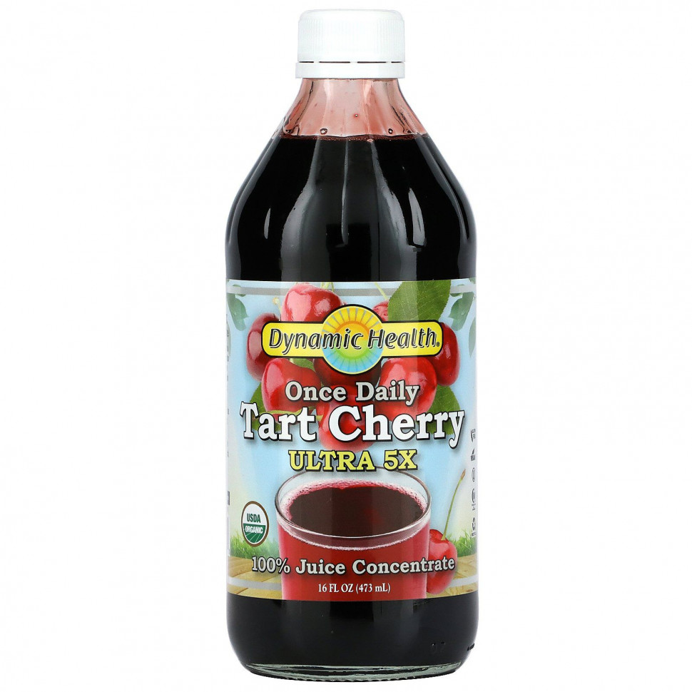 Dynamic Health Laboratories, Once Daily Tart Cherry, Ultra 5X, , 100%  , 473  (16 . )    , -, 