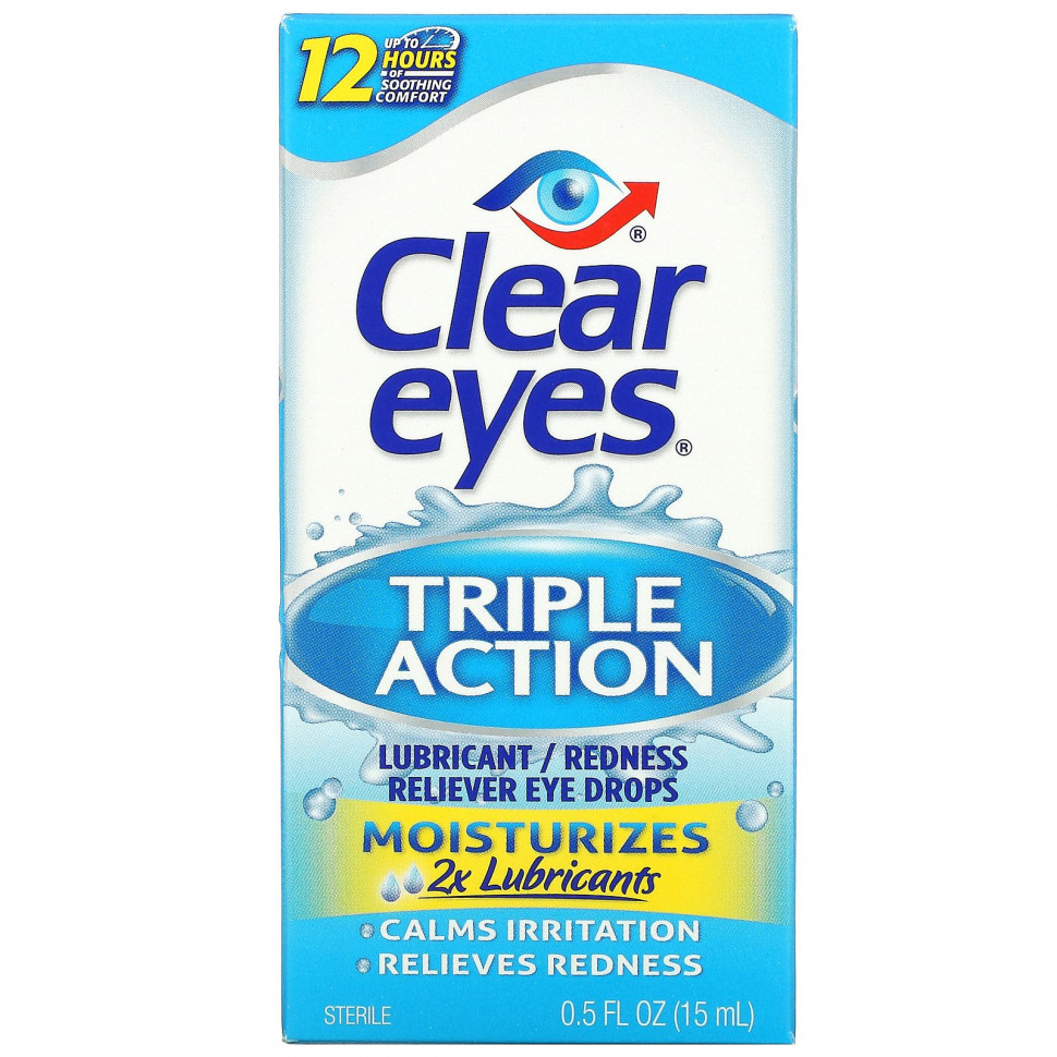 Clear Eyes, Triple Action,  /     , 15  (0,5 . )    , -, 