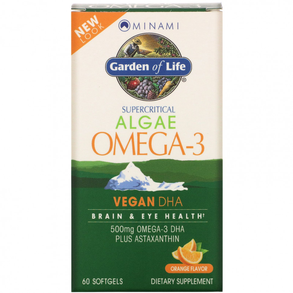 Minami Nutrition, Algae Omega-3,  , 60      , -, 