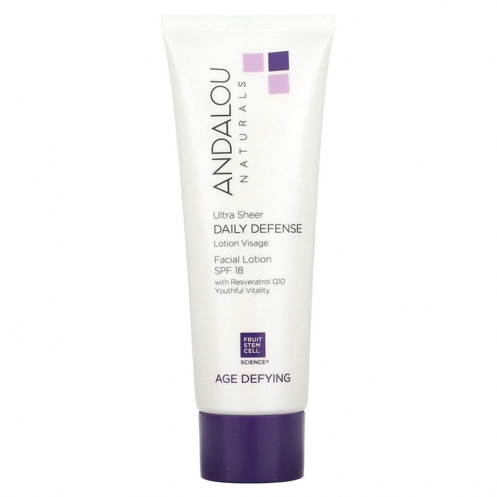 Andalou Naturals, SPF 18,   ,      , 80  (2,7 . )    , -, 