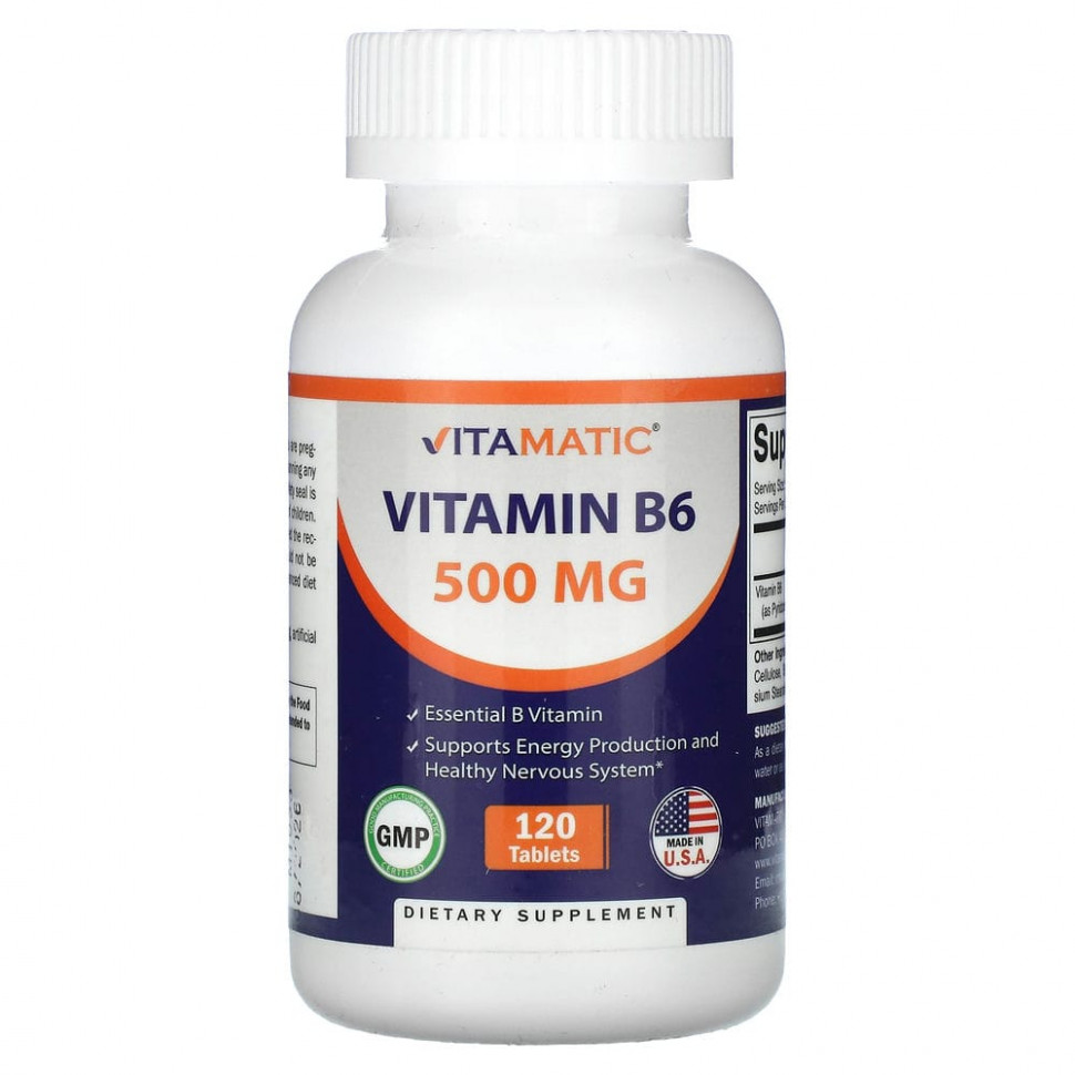 Vitamatic,  B6, 500 , 120     , -, 