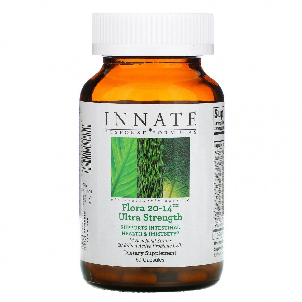 Innate Response Formulas, Flora 20-14, Ultra Strength, 60     , -, 