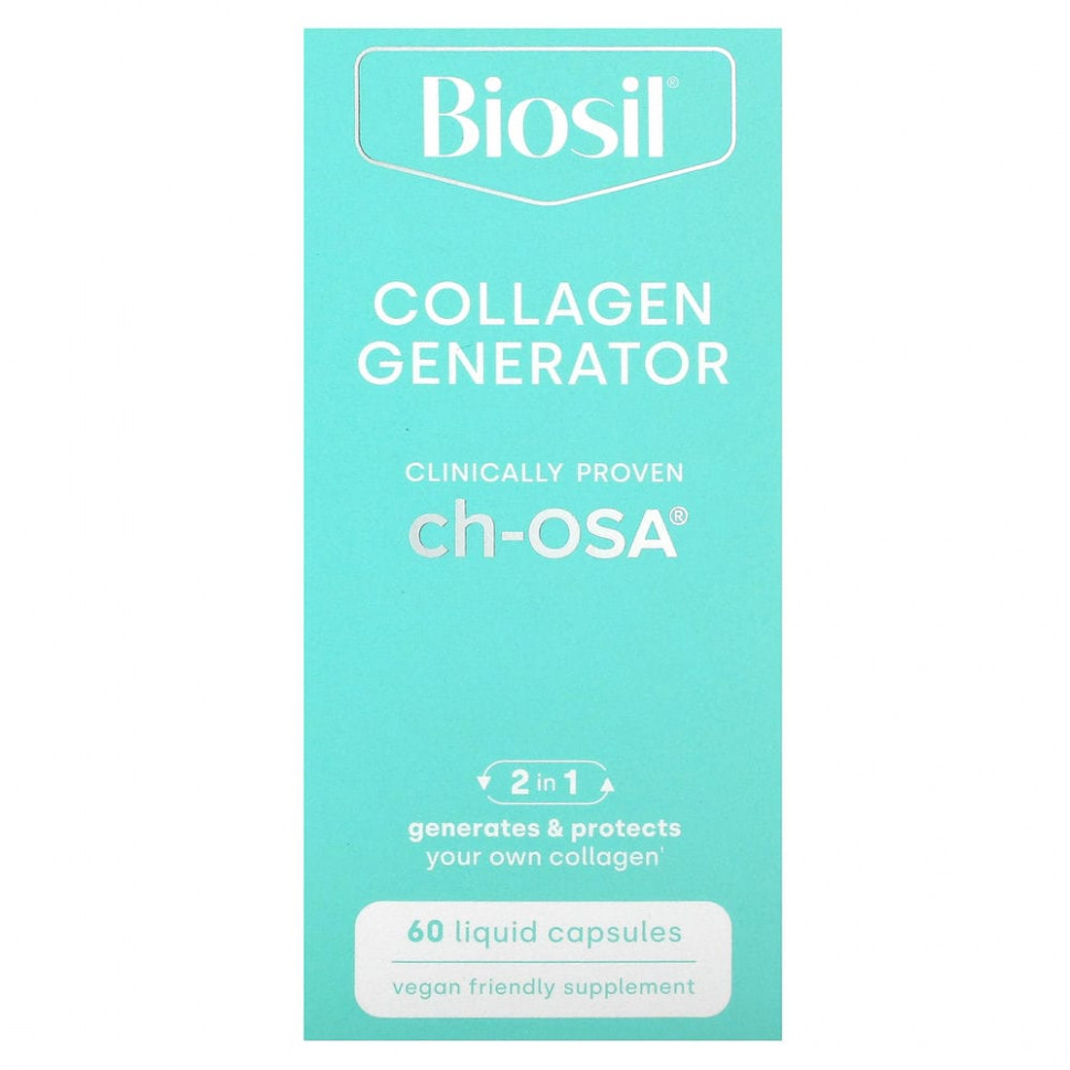 BioSil by Natural Factors, Advanced Collagen Generator,     , 60       , -, 