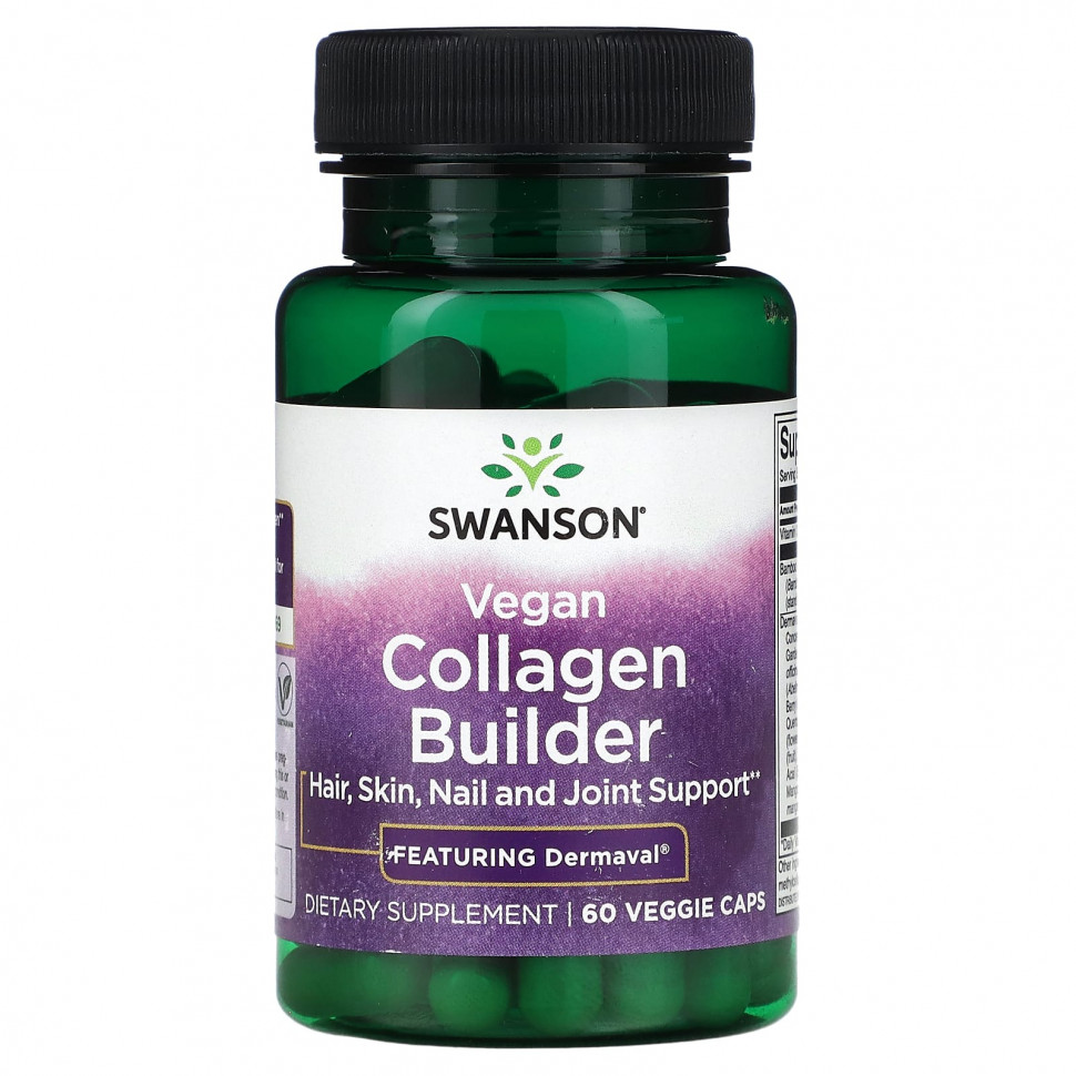 Swanson, Vegan Collagen Builder, 60      , -, 