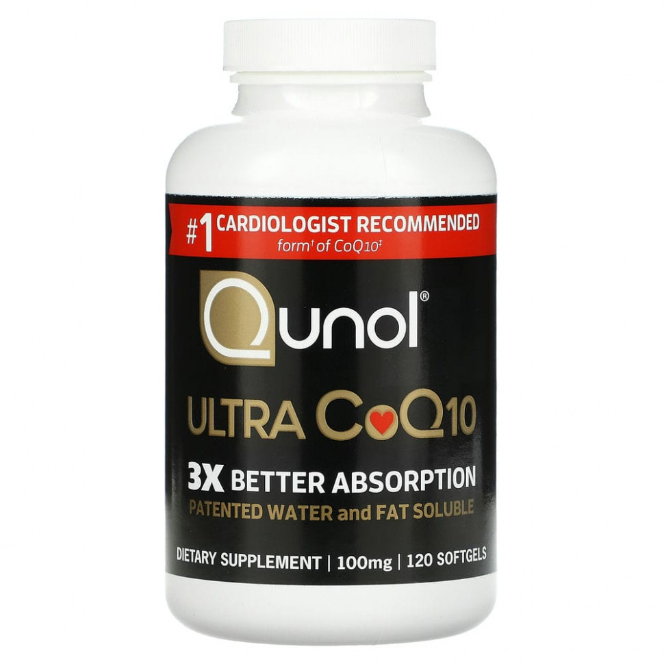 Qunol, Ultra CoQ10, 100 ml, 120 Softgels    , -, 