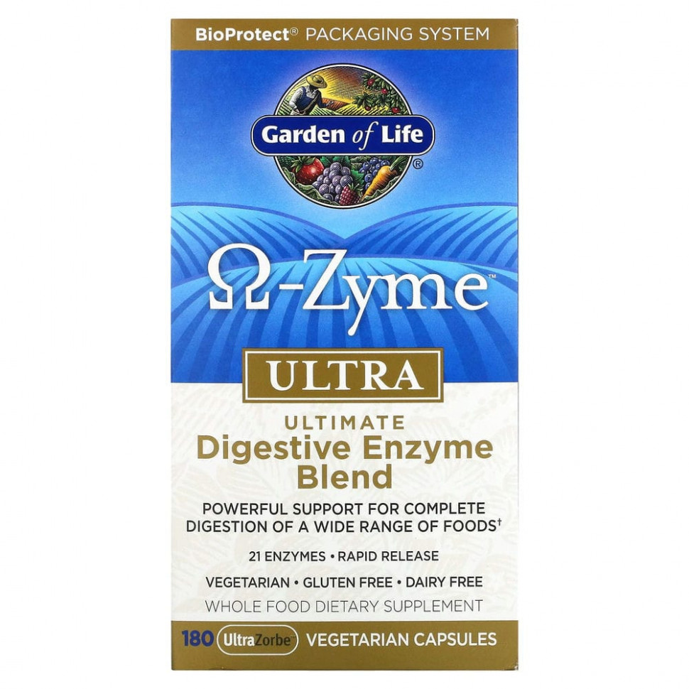 Garden of Life, ?-Zyme, Ultra,   , 180   UltraZorbe    , -, 