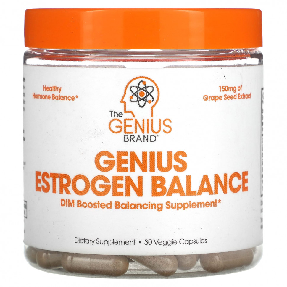 The Genius Brand, Genius Estrogen Balance, 30      , -, 