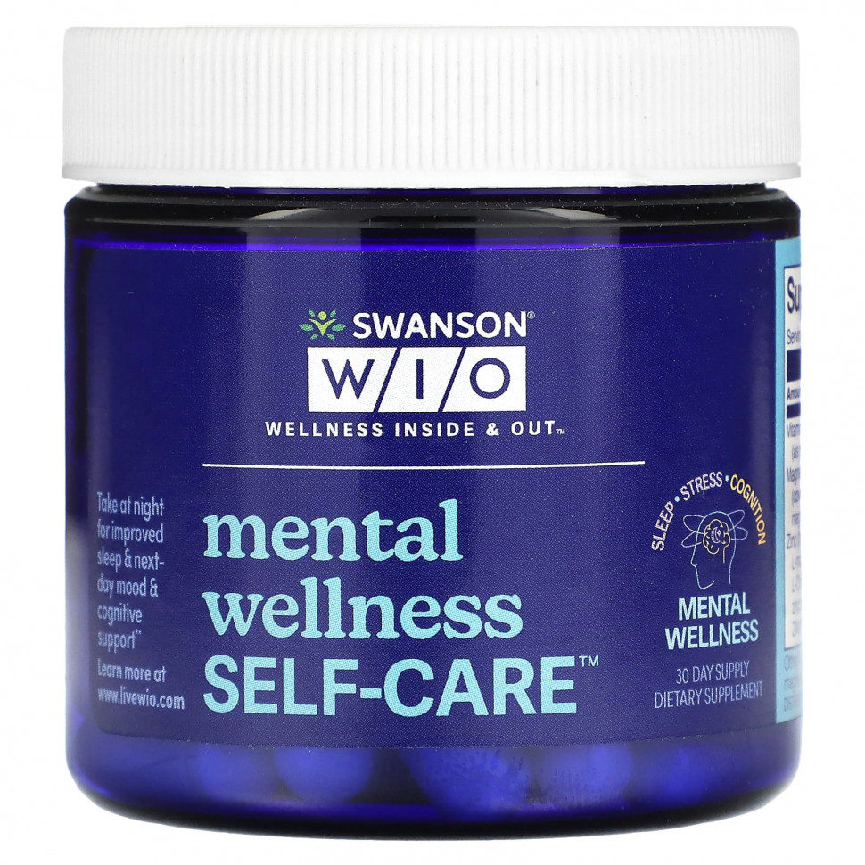  Swanson WIO, Mental Wellness Self-Care, 30   Iherb ()