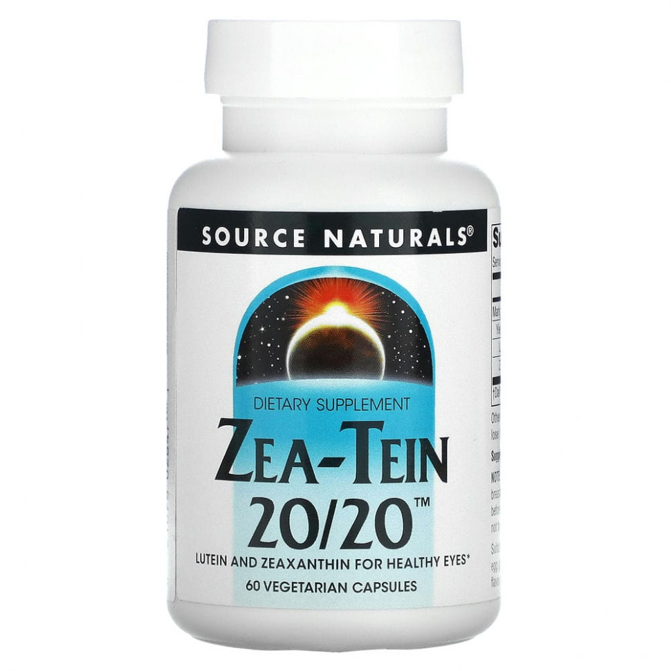 Source Naturals, Zea-Tein 20/20, 60      , -, 