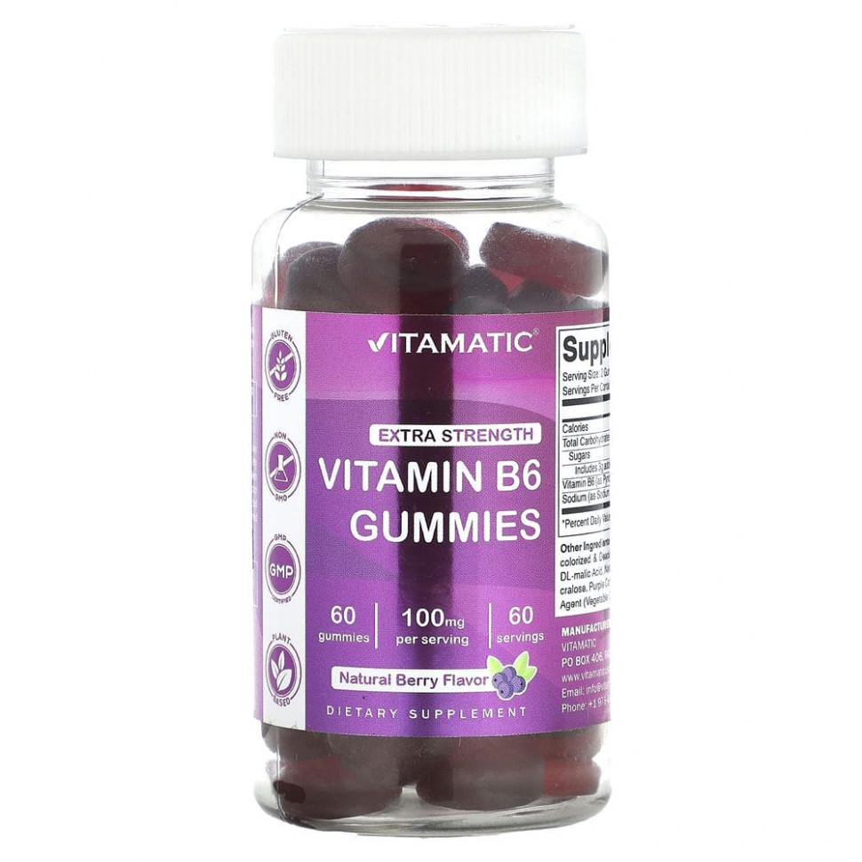 Vitamatic,  B6,   , , 50 , 60      , -, 