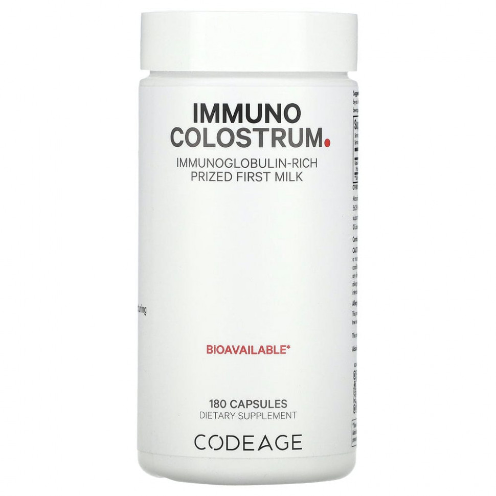 Codeage, Immuno Colostrum, 180     , -, 