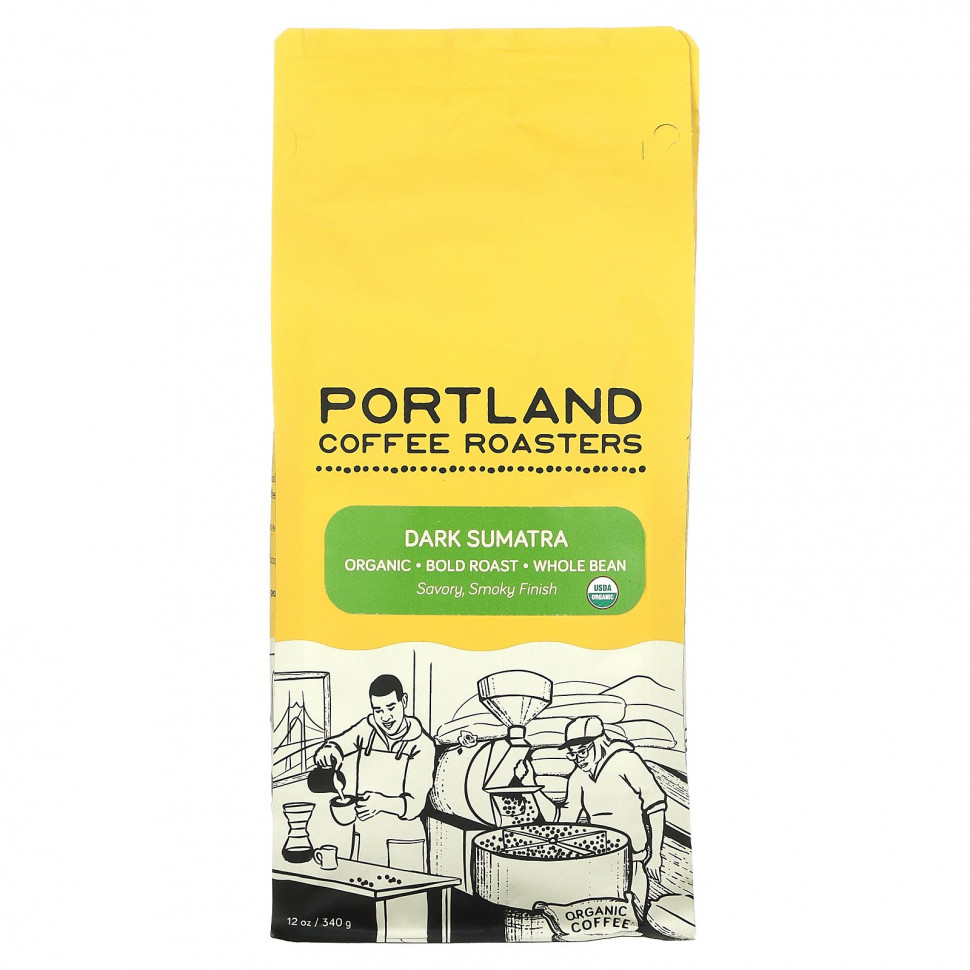 ���������� Portland Coffee Roasters, ������������ ����, ������� �����, ������ �������, ������ �������, 340 � (12 �����)  Iherb (������)