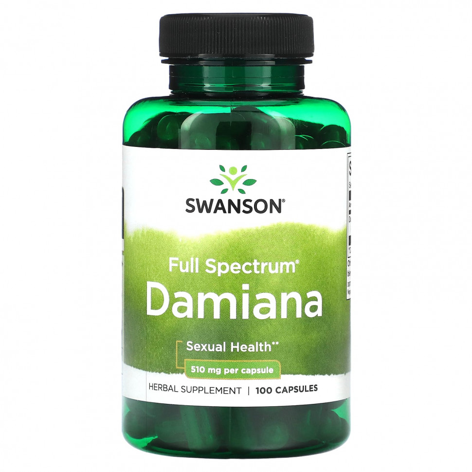 Swanson, Full Spectrum Damiana, 510 , 100     , -, 