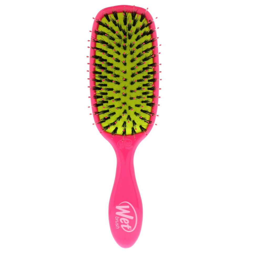 Wet Brush, Shine Enhancer Brush, Pink, 1 Brush    , -, 