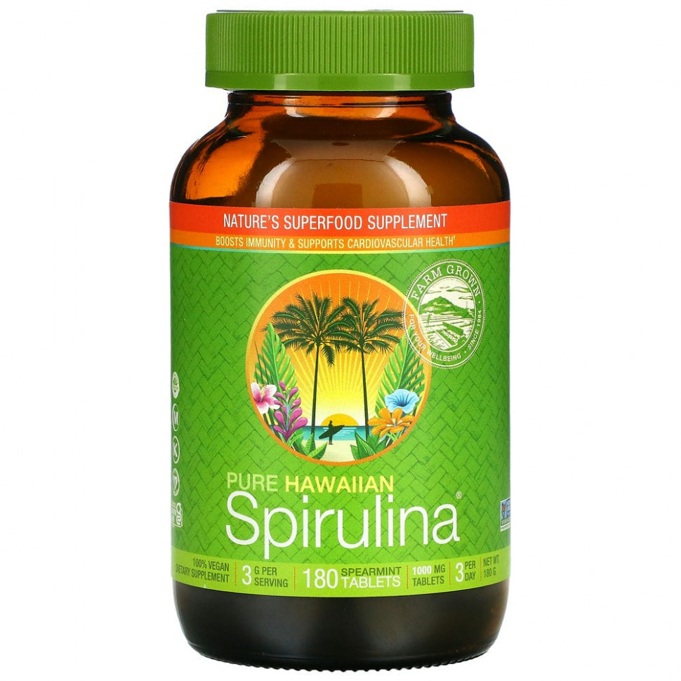 Nutrex Hawaii, Pure Hawaiian Spirulina,  , 1000 , 180     , -, 