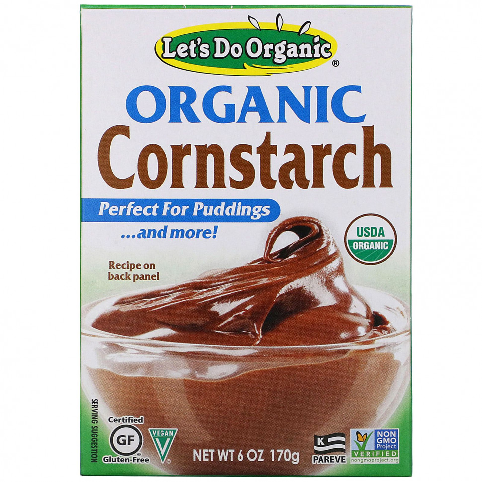 Edward & Sons, Edward & Sons, Let's Do Organic, Organic Cornstarch, 6 oz (170 g)    , -, 