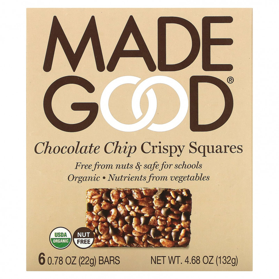 MadeGood, Crispy Squares,  , 6   22  (0,78 )    , -, 