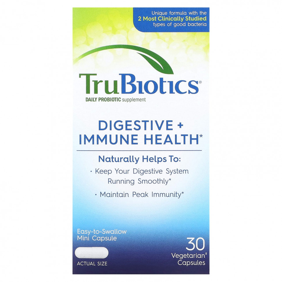 ���������� TruBiotics, �������� ��������������� ������� � ����������, 30 �������������� ������  Iherb (������)