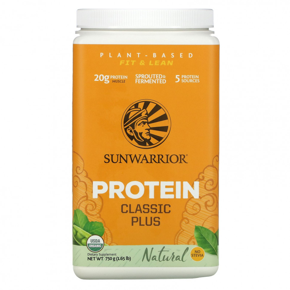  Sunwarrior, Protein Classic Plus,    , , 750  (1,65 )  Iherb ()