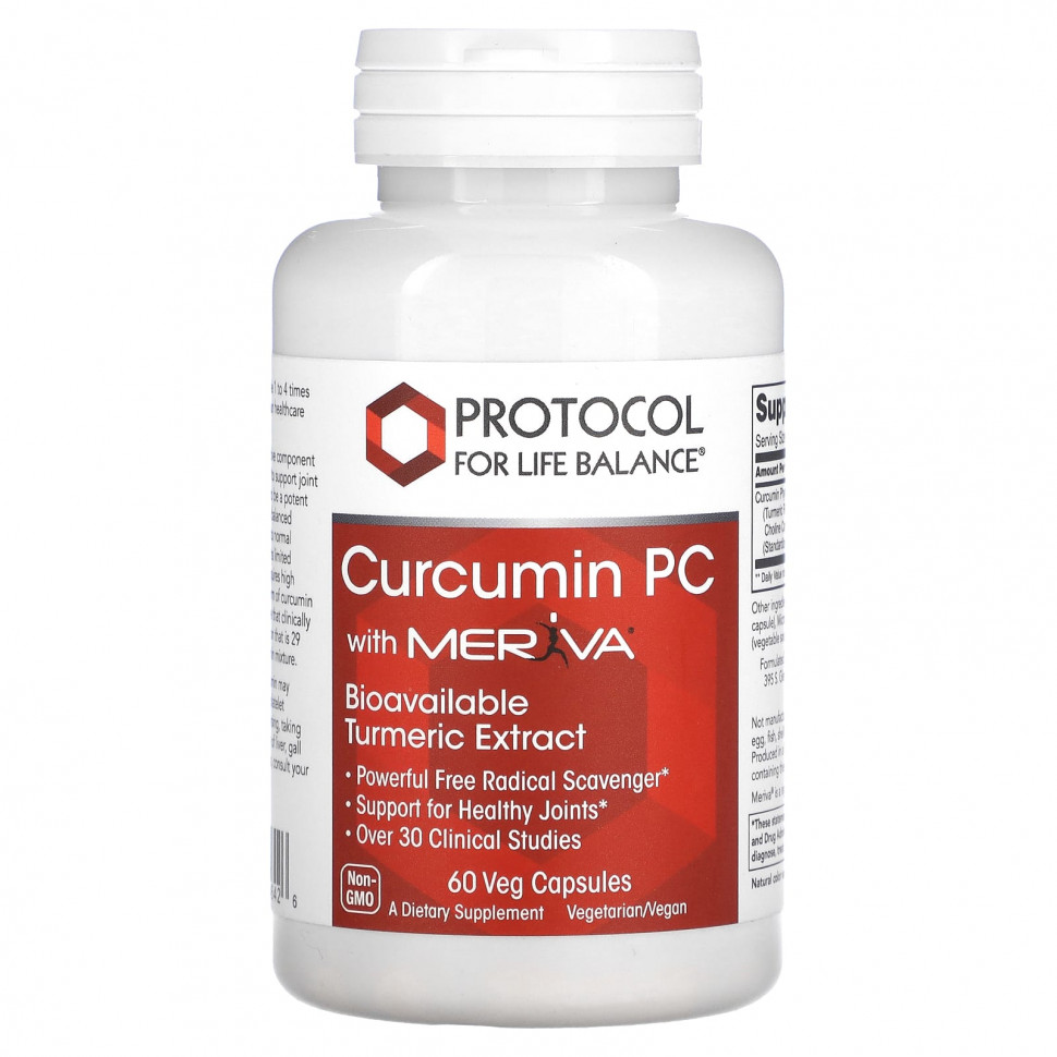 Protocol for Life Balance, Curcumin PC with Meriva, 60      , -, 