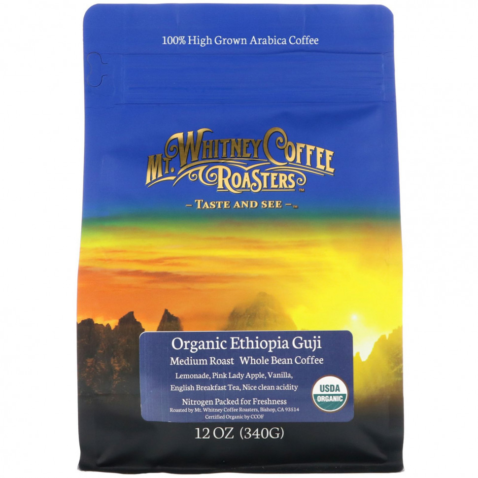 Mt. Whitney Coffee Roasters, Organic Ethiopia Guji,    ,  , 340  (12 )    , -, 