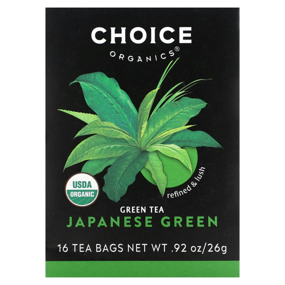 Choice Organic Teas, Green Tea,   , 16  , 26  (0,92 )    , -, 