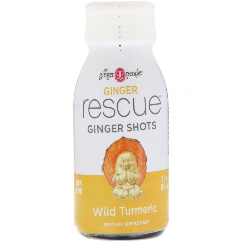 ���������� The Ginger People, Ginger Rescue Shots, ����� �������, 2 ������ ����� (60 ��)  Iherb (������)