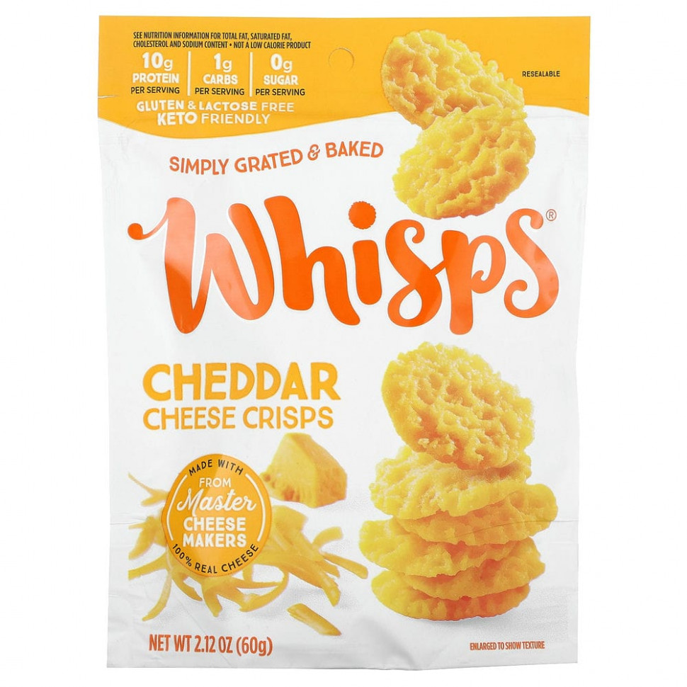 ���������� Whisps, Cheddar Cheese Crisps , 2.12 oz (60 g)  Iherb (������)