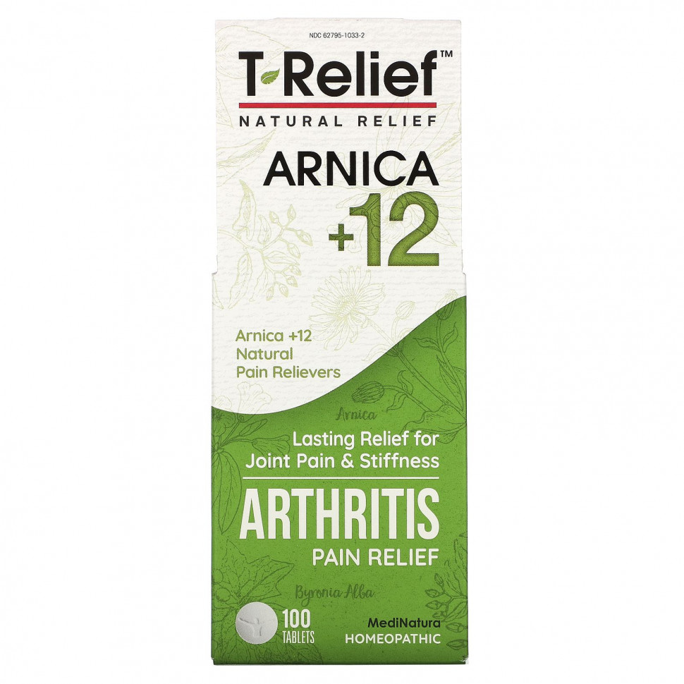  MediNatura, T-Relief,  +12,   , 100   Iherb ()