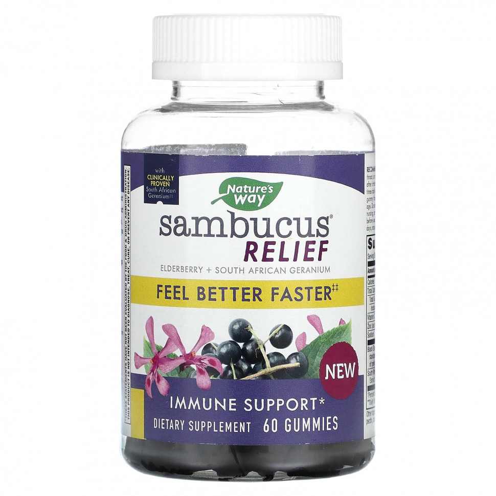 Nature's Way, Sambucus Relief,  ,    , 60      , -, 