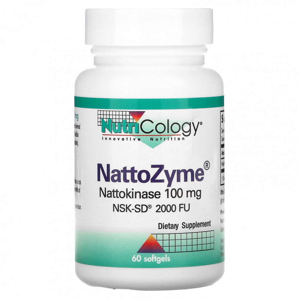 Nutricology, NattoZyme, 100 , 60      , -, 