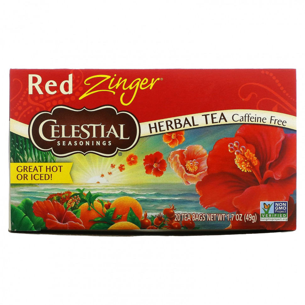 Celestial Seasonings,  , Red Zinger,  , 20  , 49  (1,7 )    , -, 