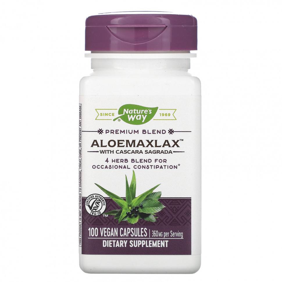 Nature's Way, AloeMaxLax  , 360 , 100      , -, 