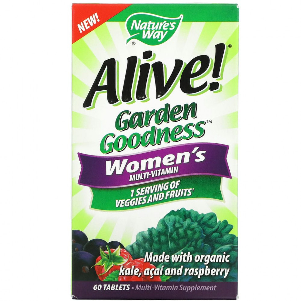 Nature's Way, Alive! Garden Goodness,   , 60     , -, 