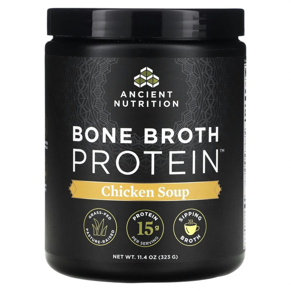 Dr. Axe / Ancient Nutrition, Bone Broth Protein,  , 323  (11,4 )    , -, 