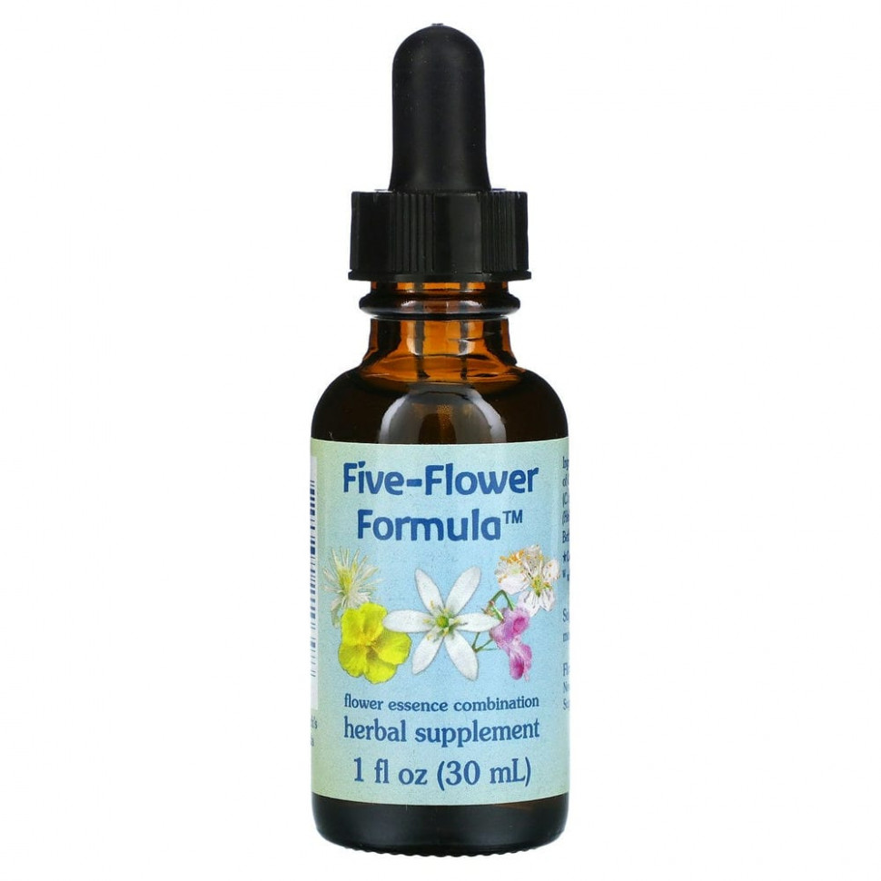���������� Flower Essence Services, Five-Flower Formula, ����� ��������� ��������, 30 �� (1 ����. �����)  Iherb (������)