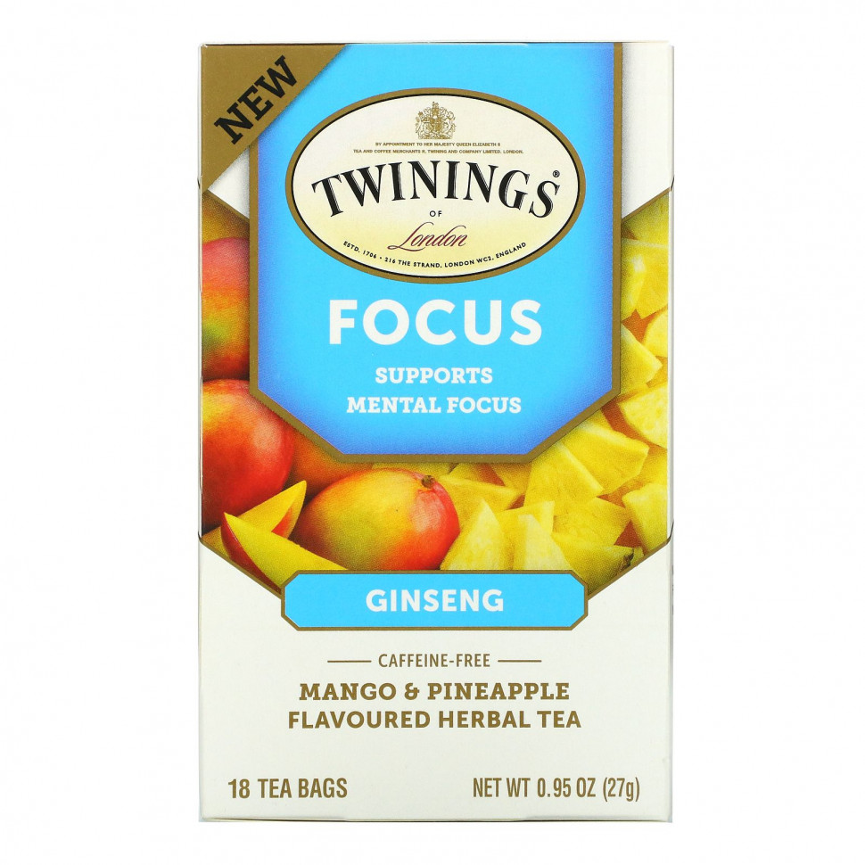 Twinings, Focus Herbal Tea,    ,   ,  , 18  , 27  (0,95 )    , -, 